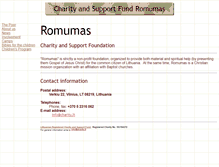 Tablet Screenshot of charity.lt